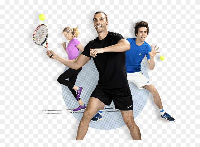 Теннис для взрослых в группах